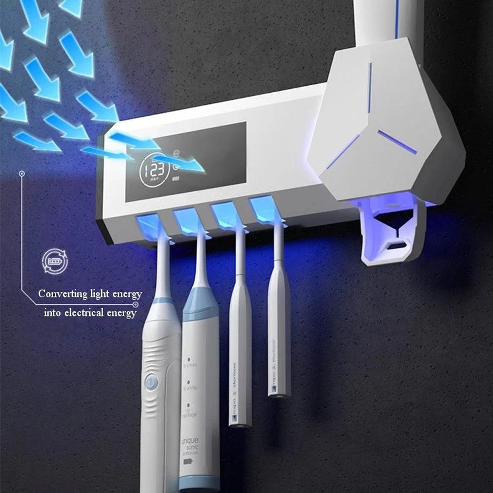 Light Charging Smart UV Toothbrush Sterilizer Bathroom Kit-Dental Care-Svetila.eu