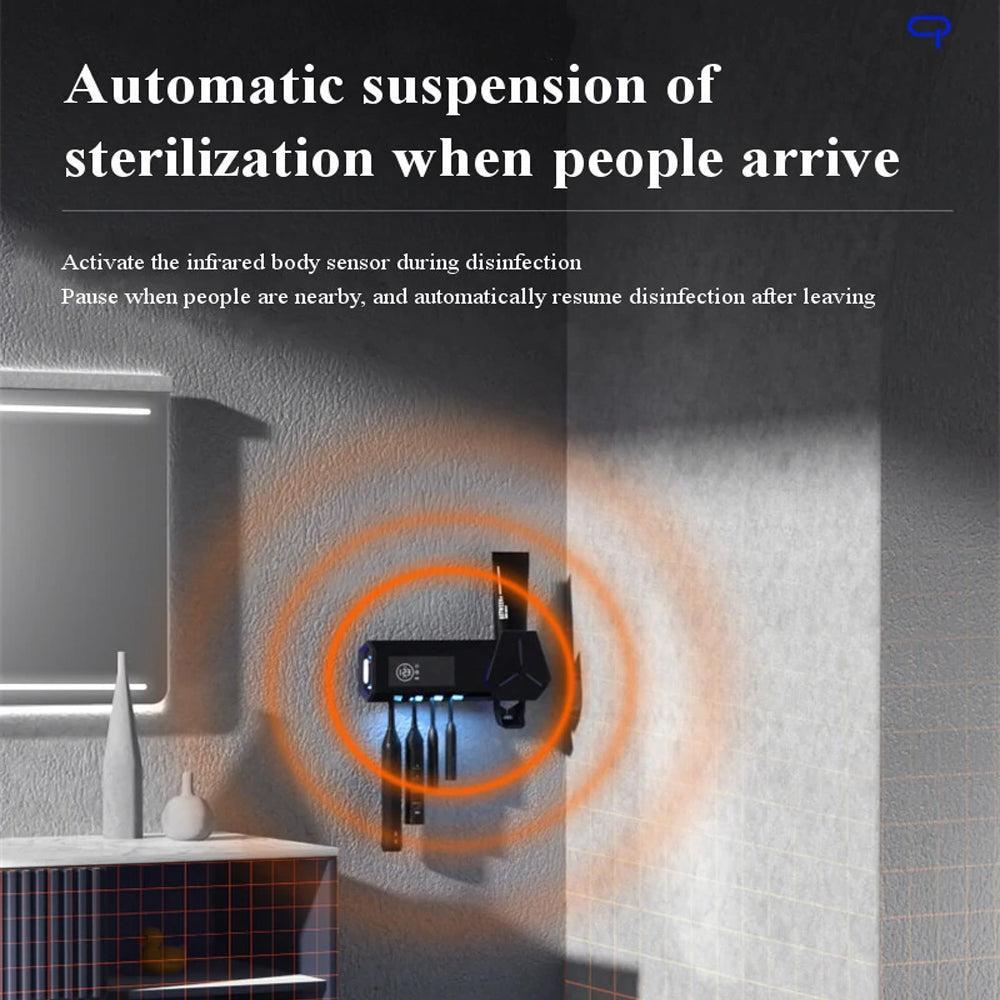 Light Charging Smart UV Toothbrush Sterilizer Bathroom Kit-Dental Care-Svetila.eu