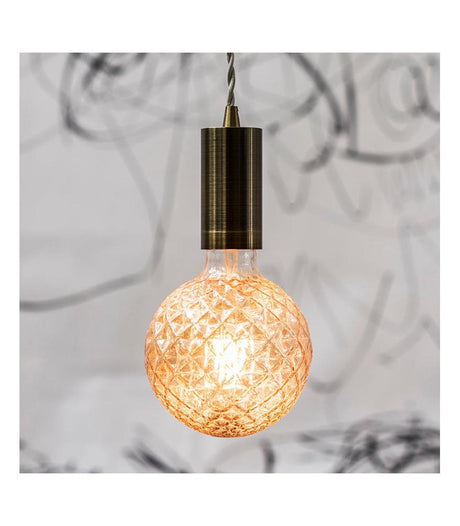 Decorative Lampholder Alu Long E27 antique and gold-DIY – Lighting Components-Svetila.eu