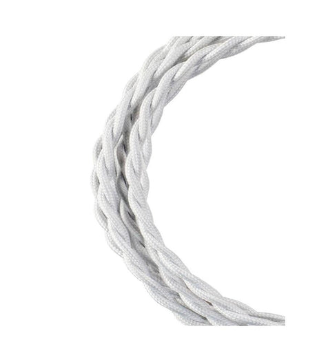 Decorative Textile Cable Twisted 2C 3m-DIY – Lighting Components-Svetila.eu