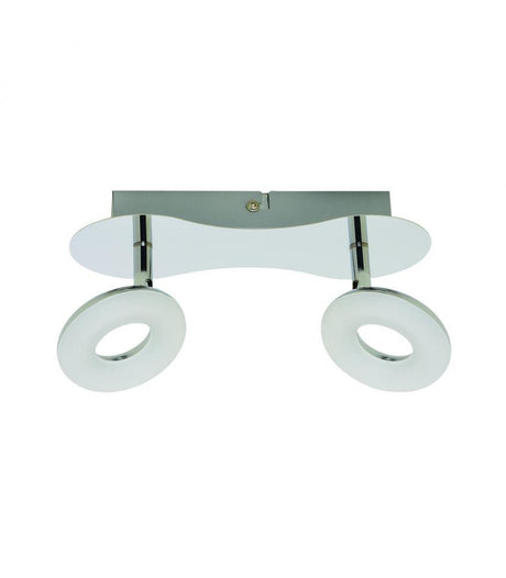 LED DONAT Chrome Light Fixture-Lighting for every space-Svetila.eu