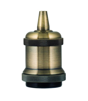 Retro Decorative Lampholder Alu E27 bronze antique-DIY – Lighting Components-Svetila.eu