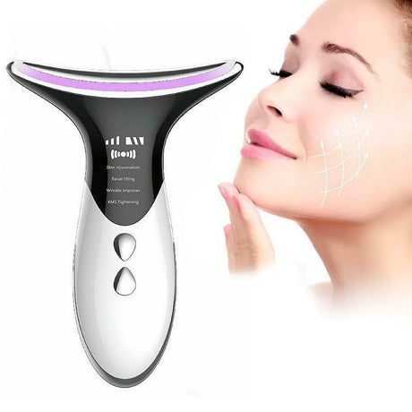 Skin Rejuvenation EMS LED Photon Therapy Neck Massager- USB Charging-Skin Care-Svetila.eu